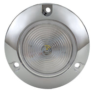 2" RV Light Clear/Amber Round Surface Mount