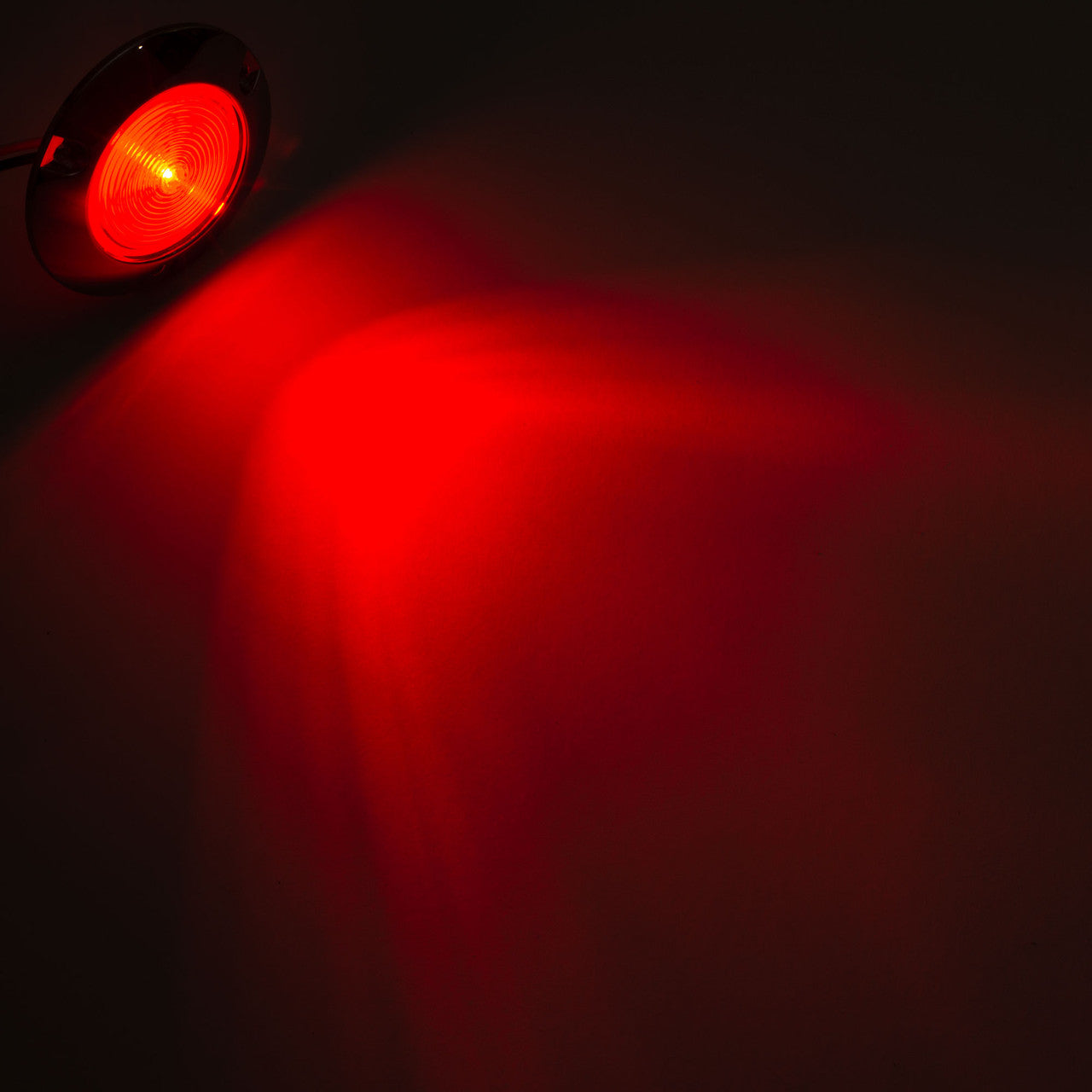 RV 2" LED Surface Mount Light | Round Red/Red Trailer Marker or Clearance Light | Improved Visibility & Safety