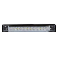 Trailer Utility Strip Lights| LED 6" | Clear Lens | Slim Line| Marker or Brake Light for Exterior Safety