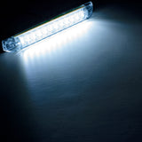 Trailer Utility Strip Lights| LED 6" | Clear Lens | Slim Line| Marker or Brake Light for Exterior Safety