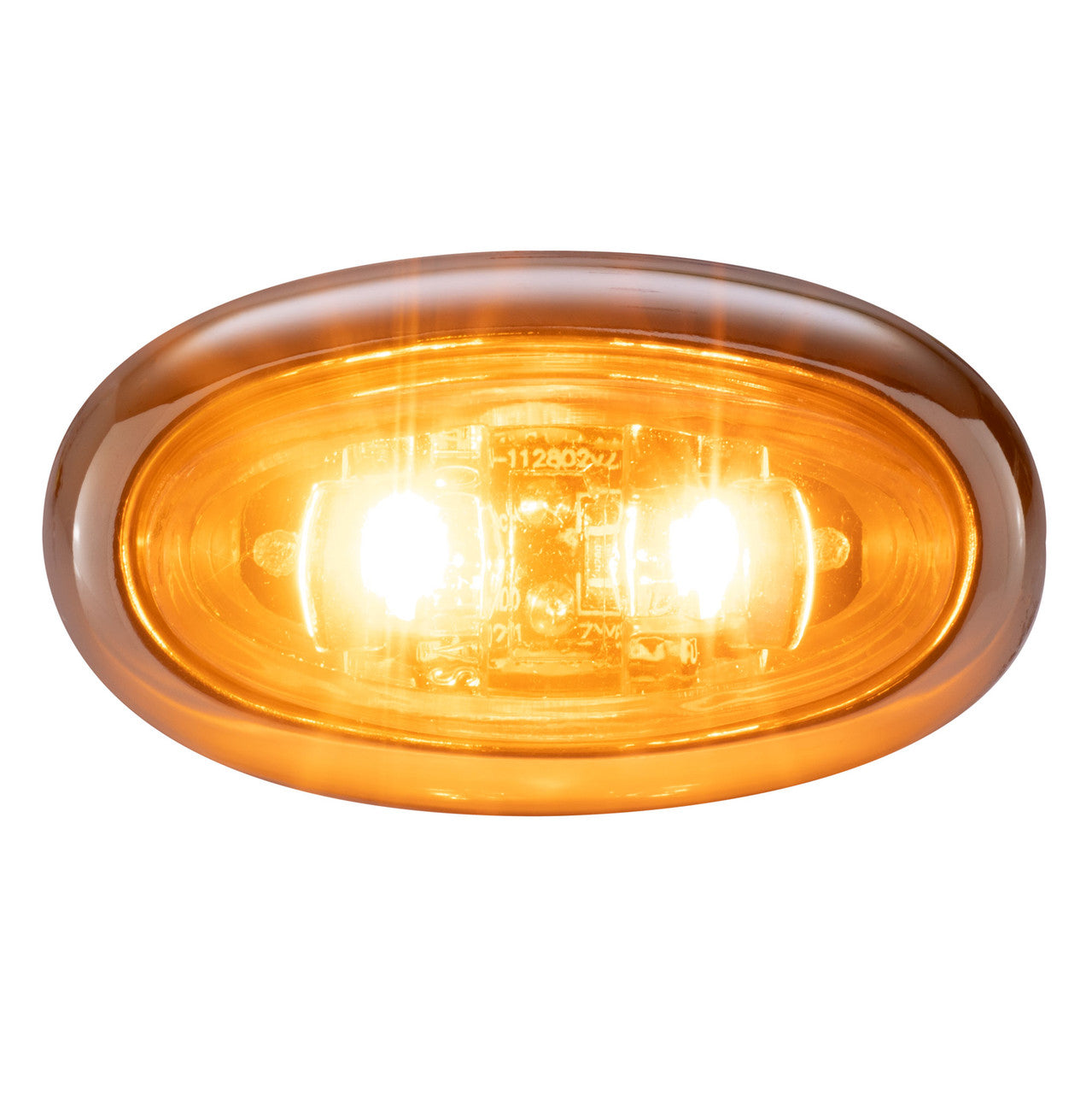 Trailer Surface Mount Lights | 1 1/2" Mini Oval LED Marker Clearance Lights | Exterior Lighting to Improve Visibility & Safety