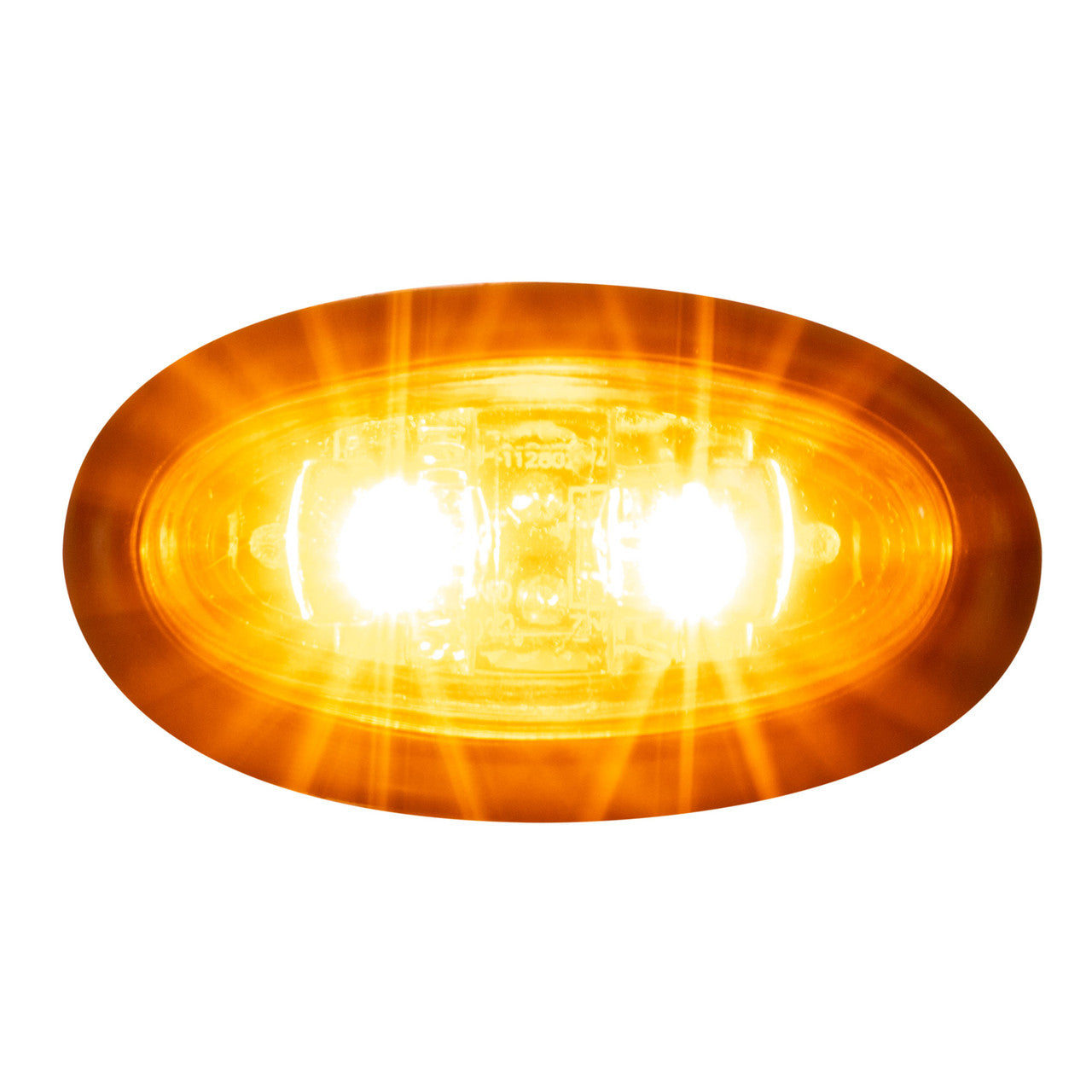 Trailer Surface Mount Lights | 1 1/2" Mini Oval LED Marker Clearance Lights | Exterior Lighting to Improve Visibility & Safety