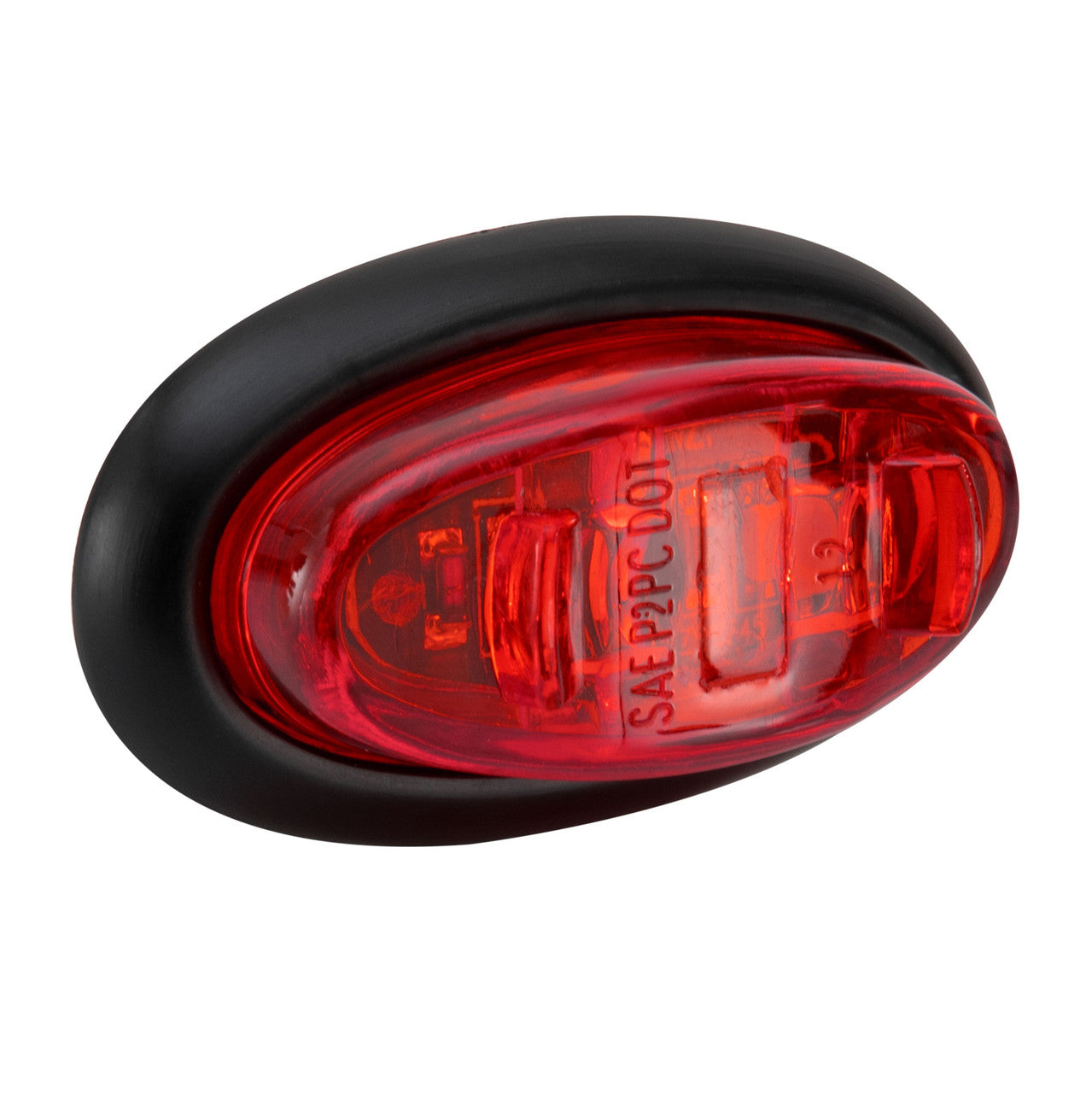 Trailer Surface Mount Lights | 1 1/2" Mini Oval LED Marker Clearance Lights | Exterior Lighting to Improve Visibility & Safety