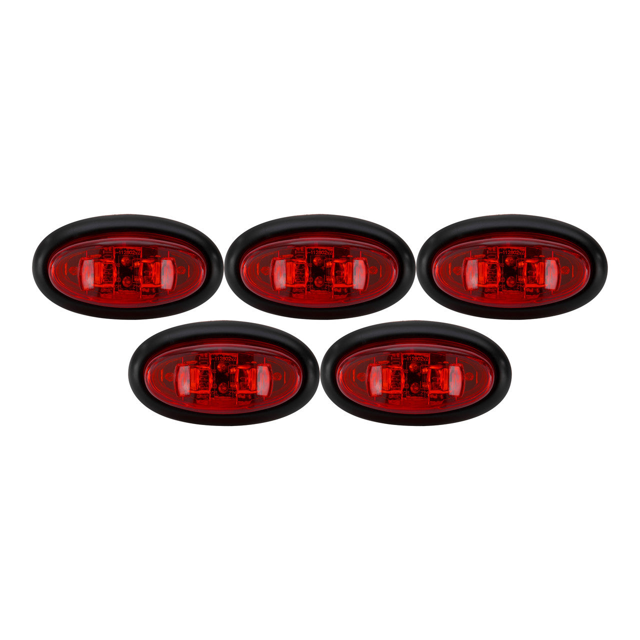 Trailer Surface Mount Lights | 1 1/2" Mini Oval LED Marker Clearance Lights | Exterior Lighting to Improve Visibility & Safety