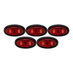 1 1/2" Clearance Lights | LED | Mini Oval Surface Mount Marker Lights | Multiple Colors