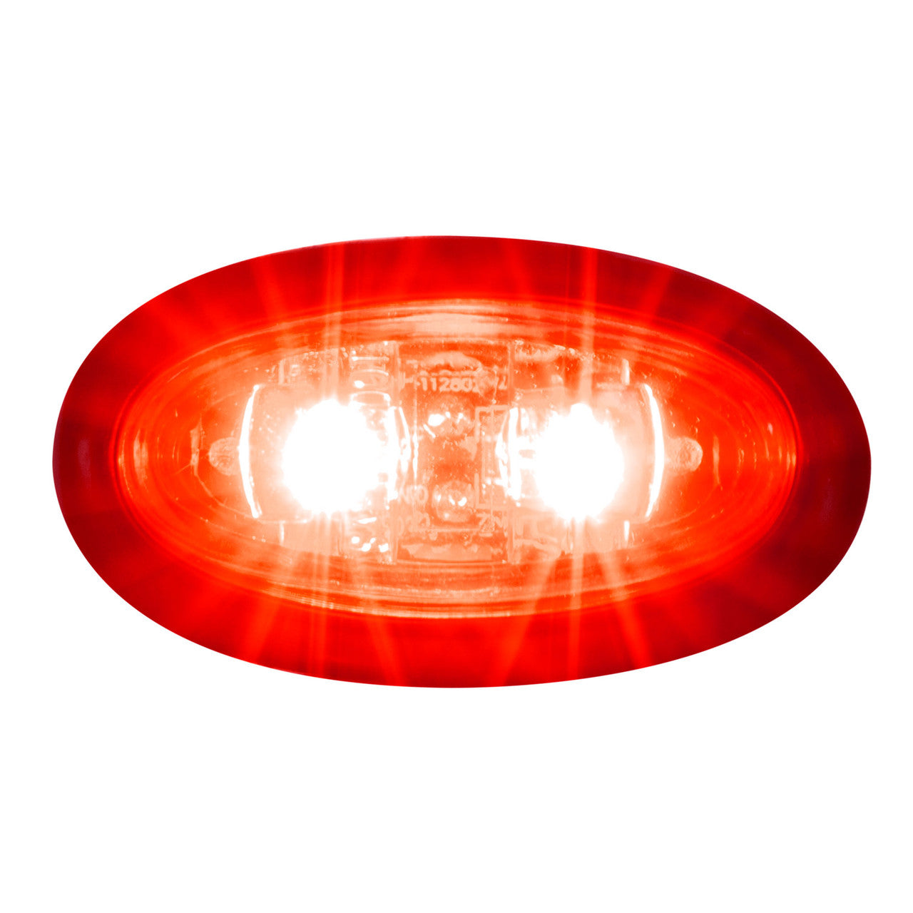 Trailer Surface Mount Lights | 1 1/2" Mini Oval LED Marker Clearance Lights | Exterior Lighting to Improve Visibility & Safety