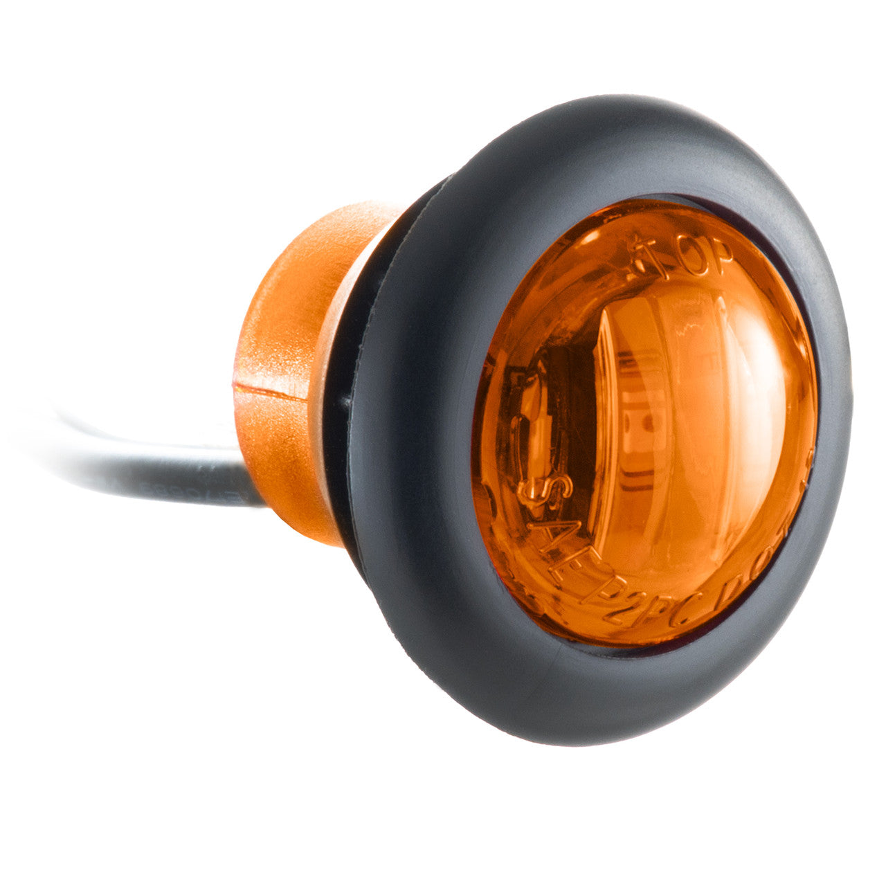 Clearance Marker Trailer Lights | 3/4" LED Amber/Amber Bullet Lights | Exterior Lighting for Safety