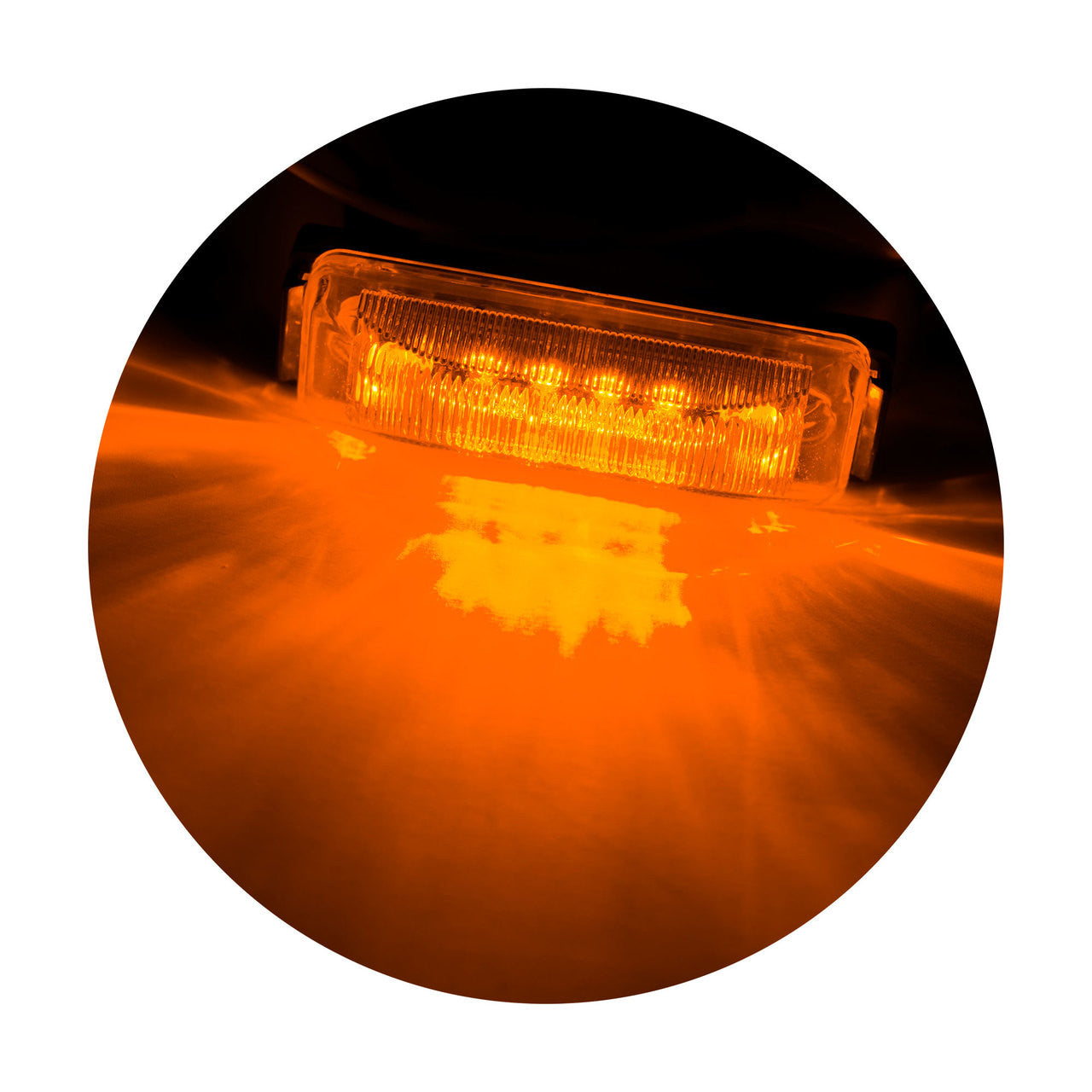 LED Trailer Side Marker Lights | 12 Diode | 4" x 1" Rectangle | Clearance & Safety Lighting