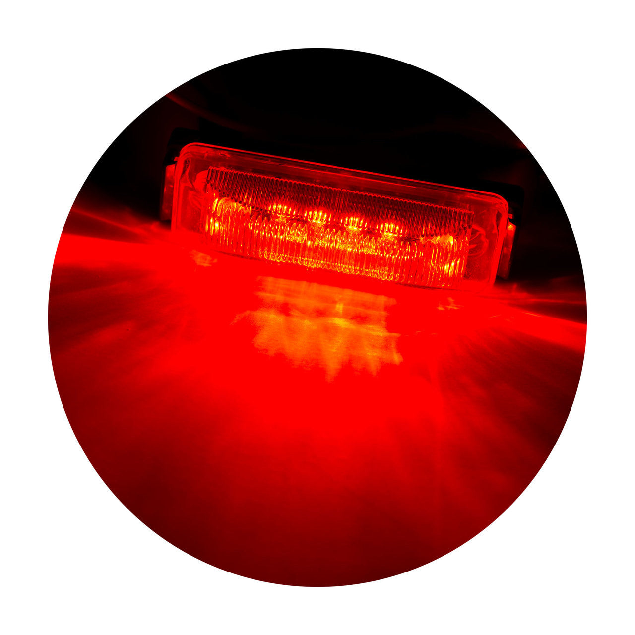 LED Trailer Side Marker Lights | 12 Diode | 4" x 1" Rectangle | Clearance & Safety Lighting