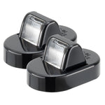 Trailer Fender Light Set | Red and Amaber Clearance Marker Lights | Black Cover