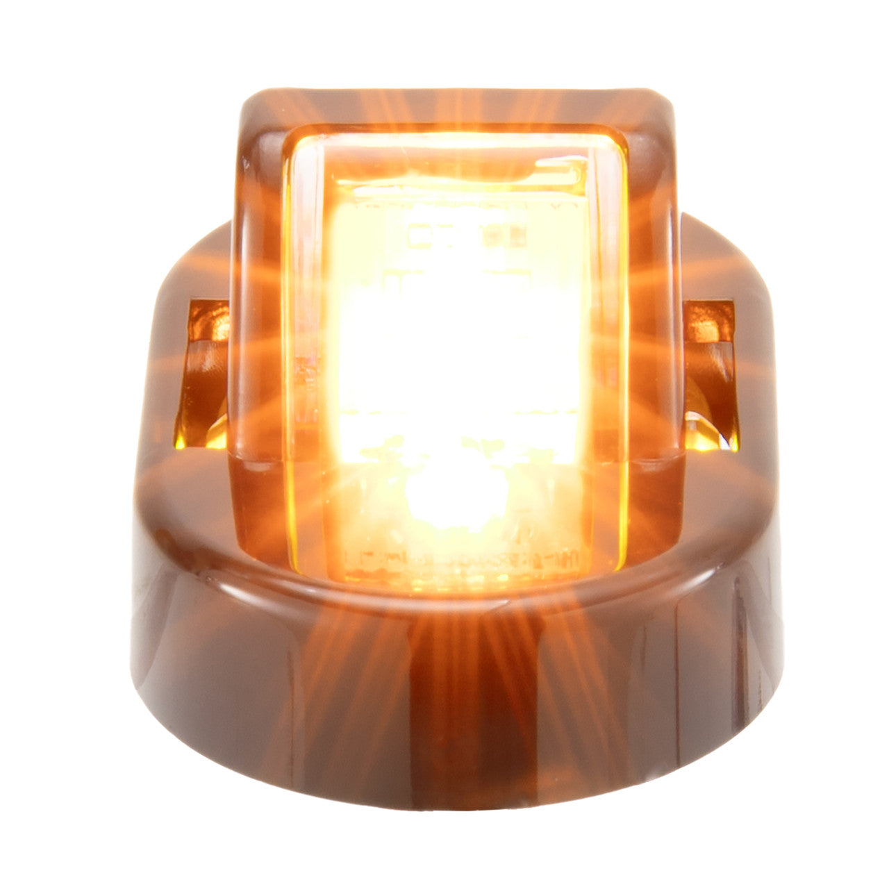 Trailer Fender Light Set | Red and Amber Clearance Marker Lights | Black Cover