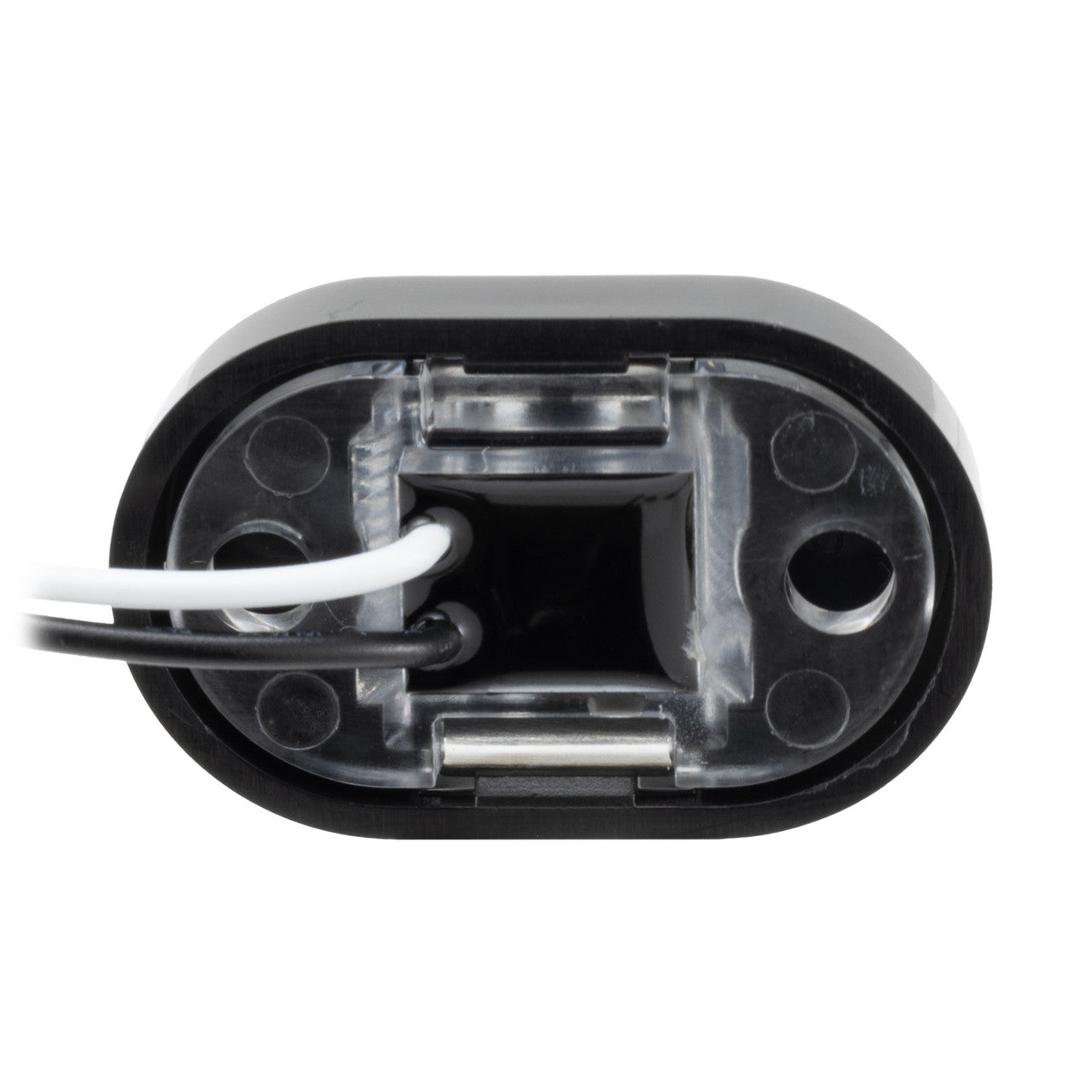Trailer Fender Light Set | Red and Amber Clearance Marker Lights | Black Cover