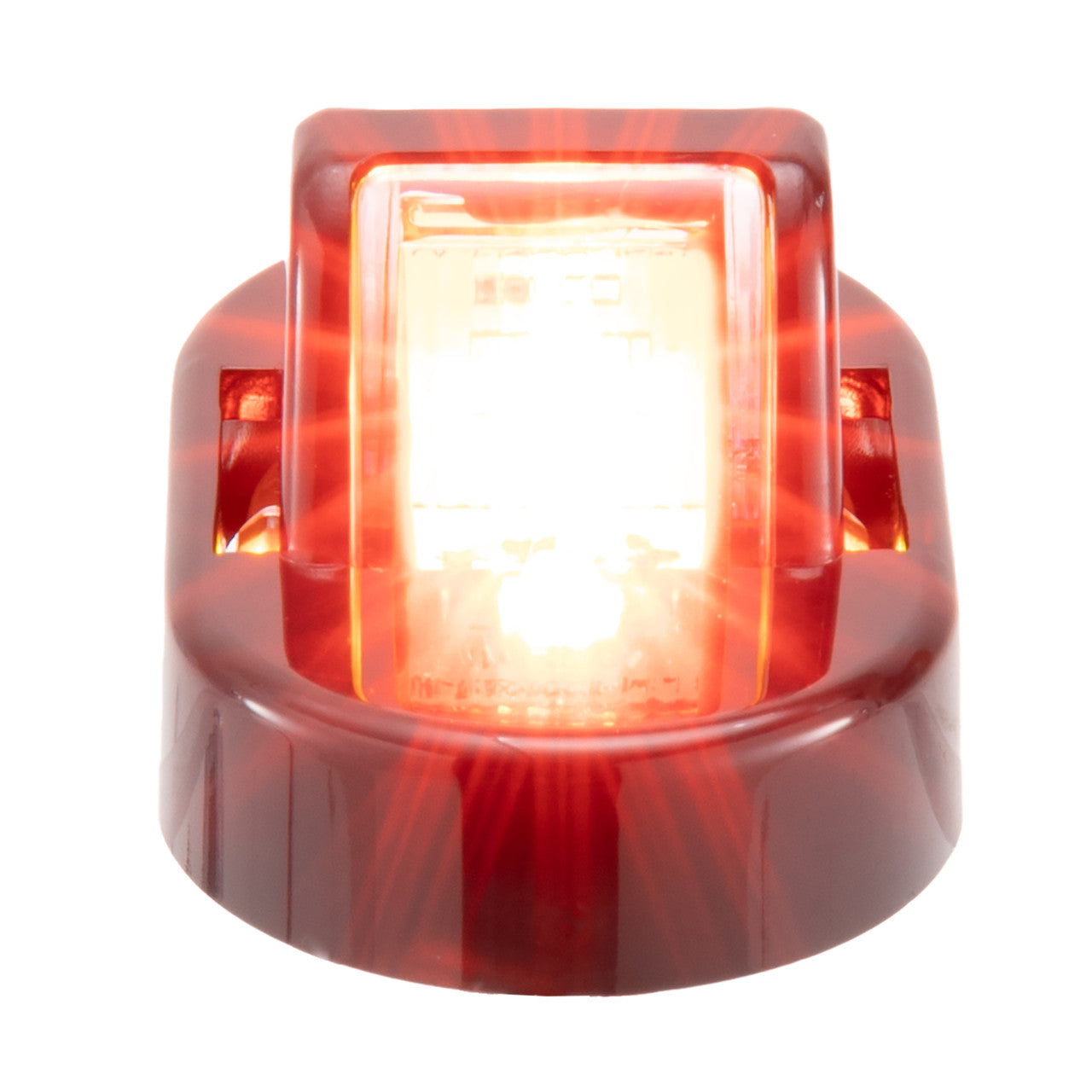 Trailer Fender Light Set | Red and Amber Clearance Marker Lights | Black Cover