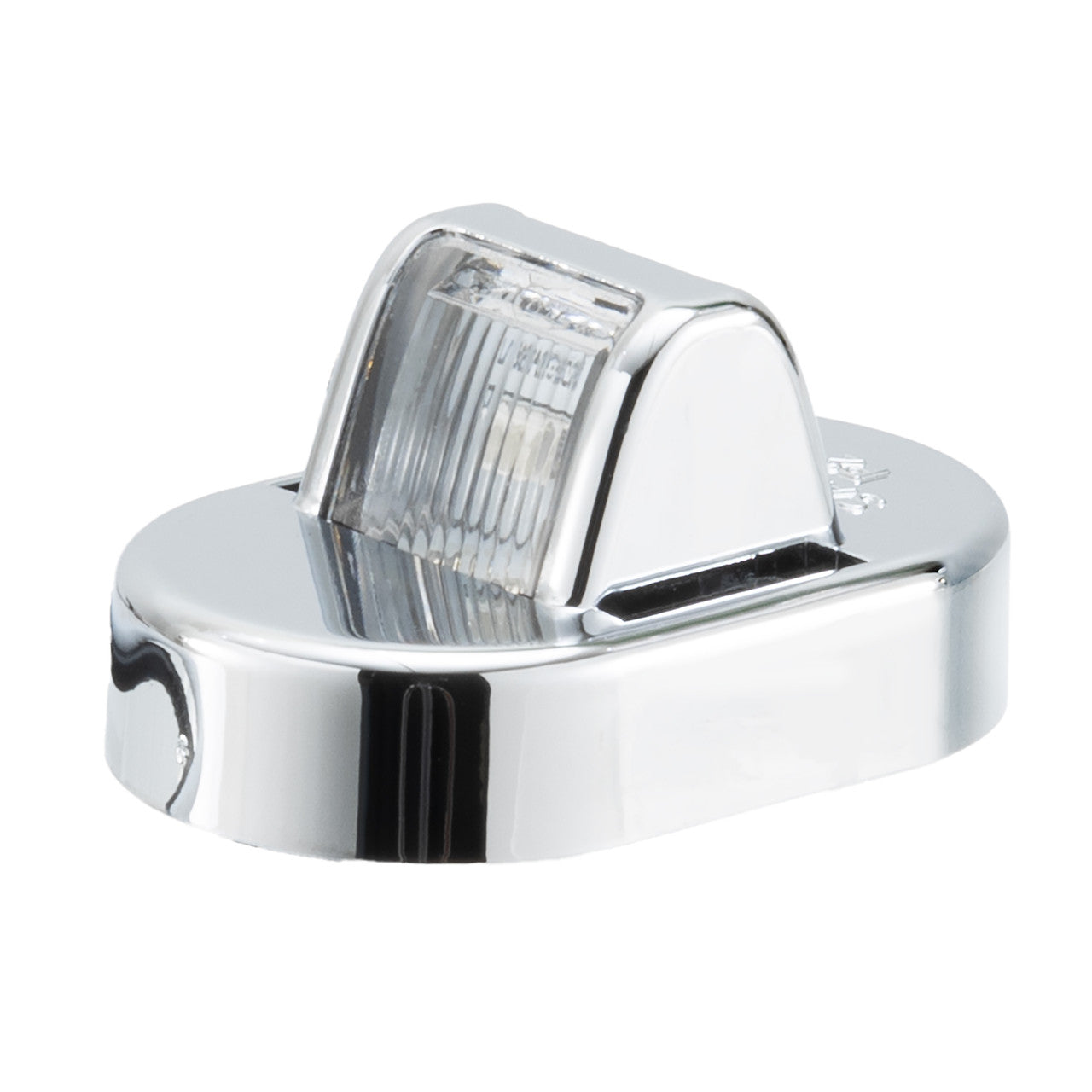 Trailer Fender Light Set | Red and Amber Clearance Marker Lights | Chrome Cover