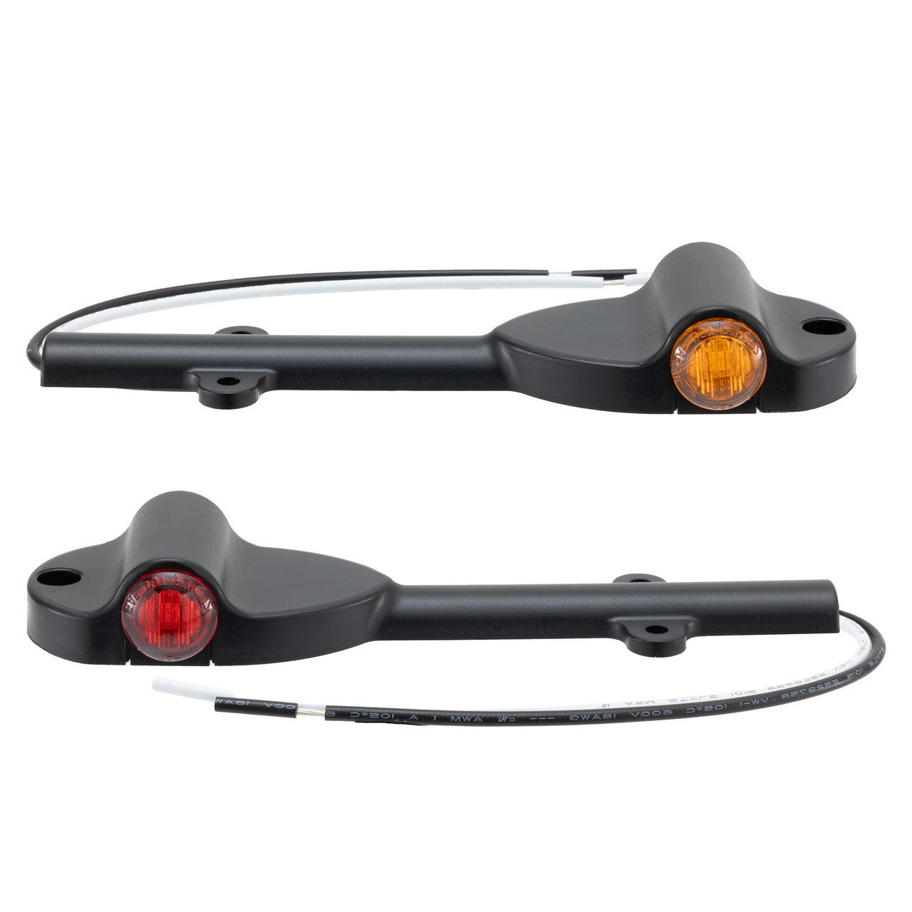 Trailer Fender Light Set | Red and Amber Clearance Marker Lights