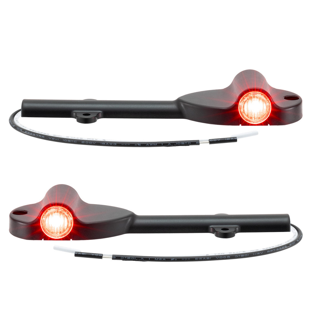 Trailer Fender Light Set | Red and Amber Clearance Marker Lights