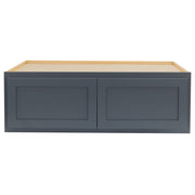 RV Refrigerator Wall Cabinet | Needlepoint Navy