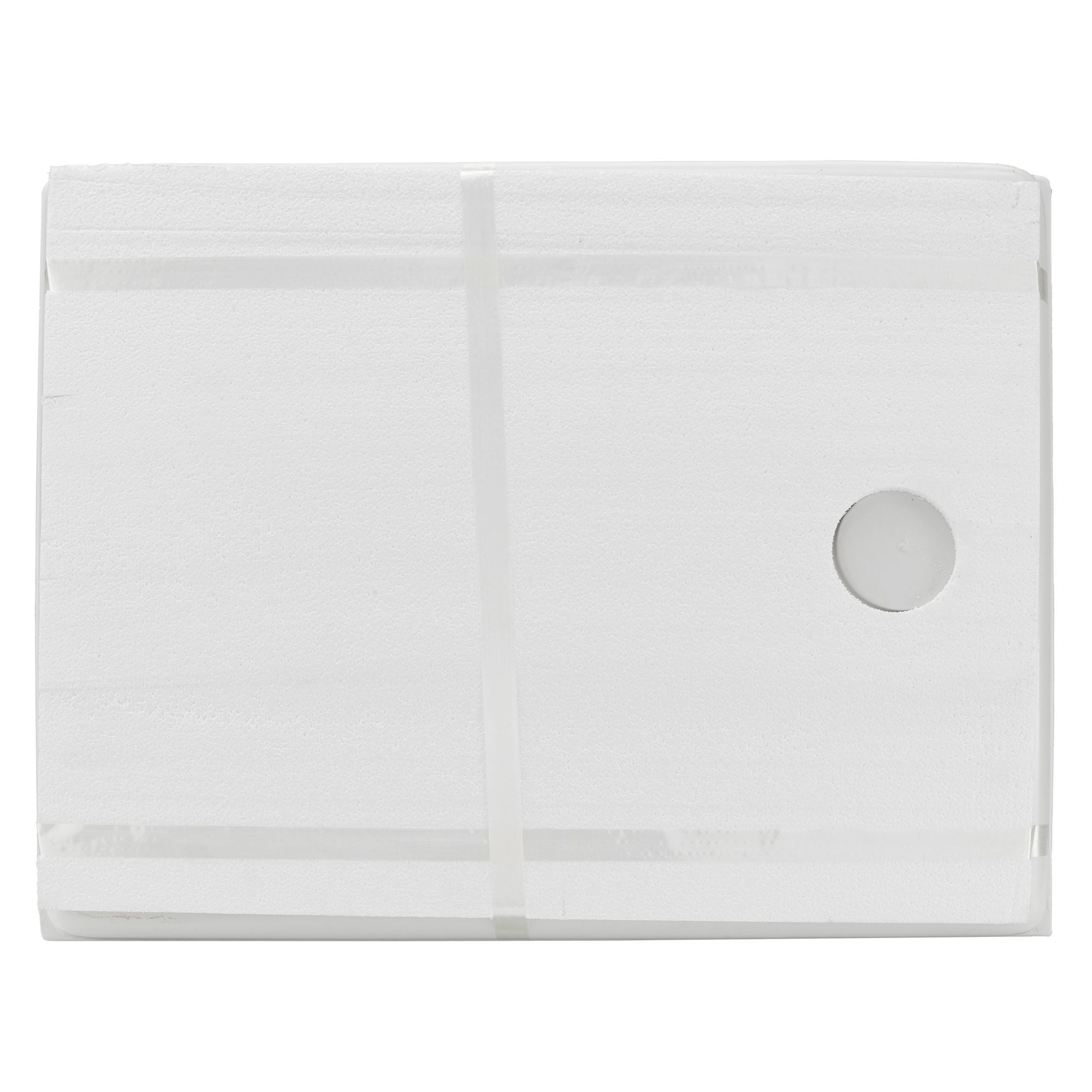 RV Shower Pan 23" x 30" x 4" Left Drain | White