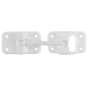 RV T-Style Door Latch | 4" Hook | White