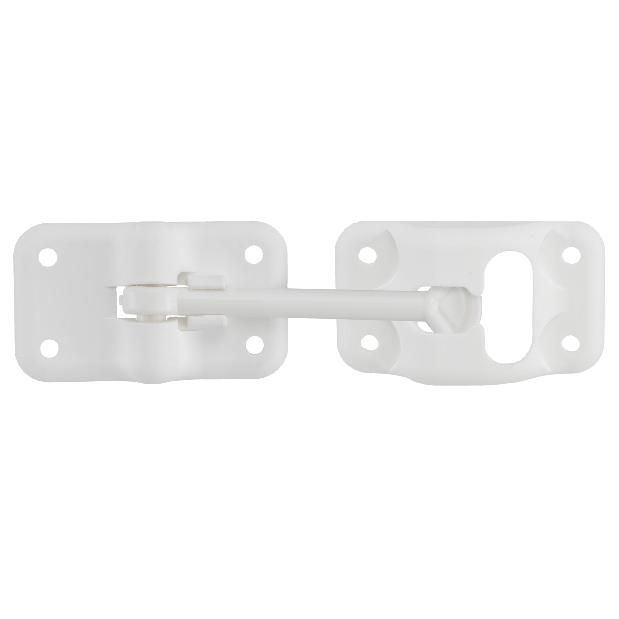 RV T-Style Door Latch | 4" Hook | White