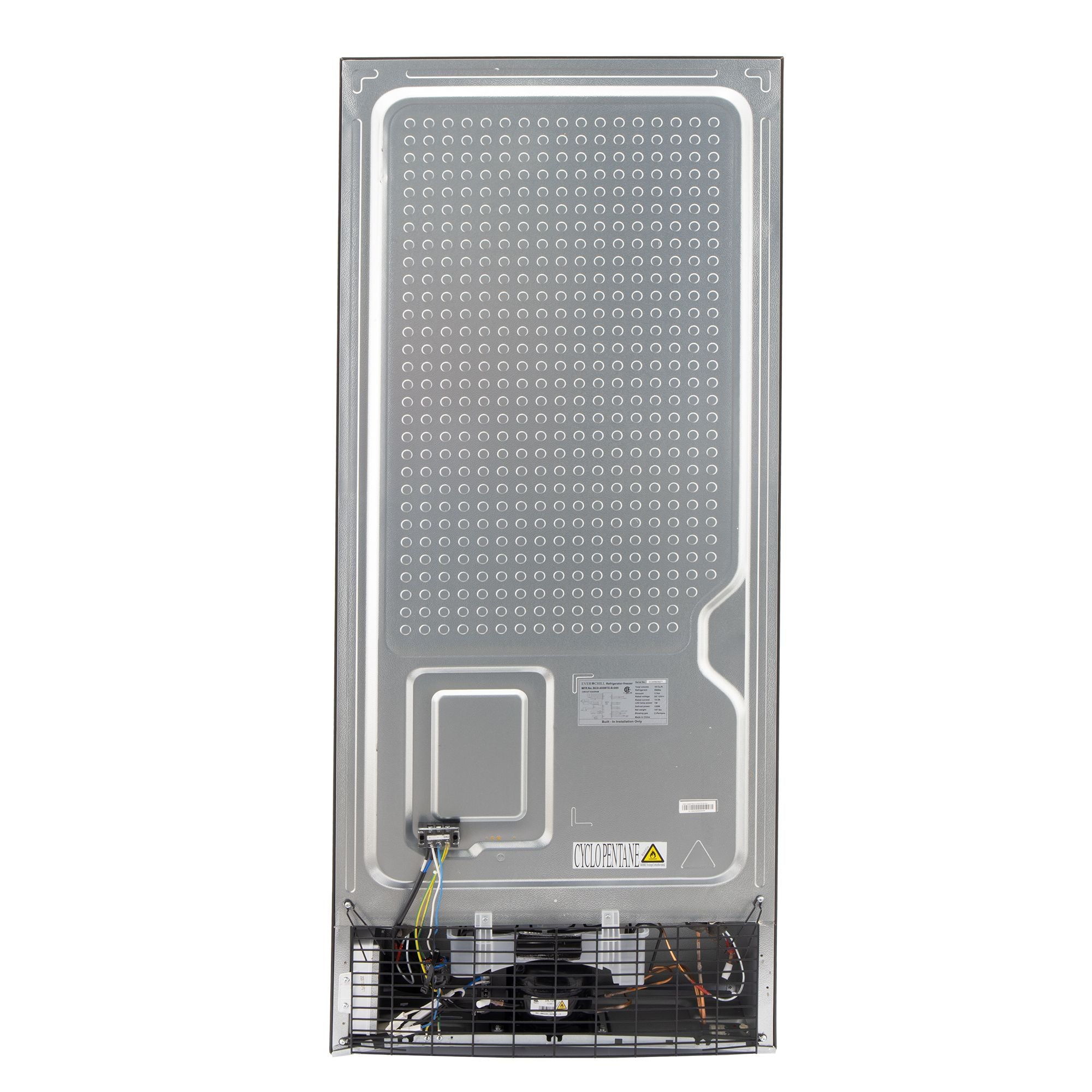 RecPro RV Refrigerator | 12V | 16 Cubic Feet | French Doors | Stainless