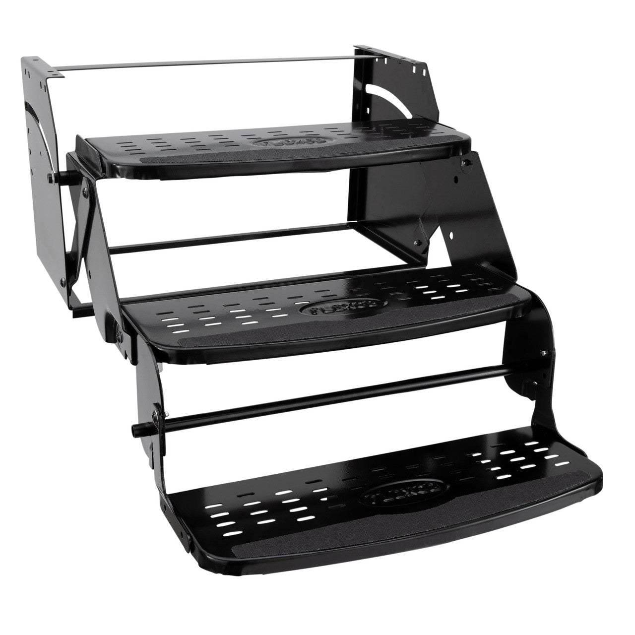 RV Steps | Entry Stairs | Triple | 24" | Black