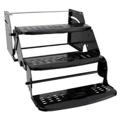 RV Steps | Entry Stairs | Triple | 24" | Black