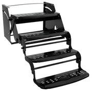 RV Steps | Entry Stairs | Quad | 24" | Black