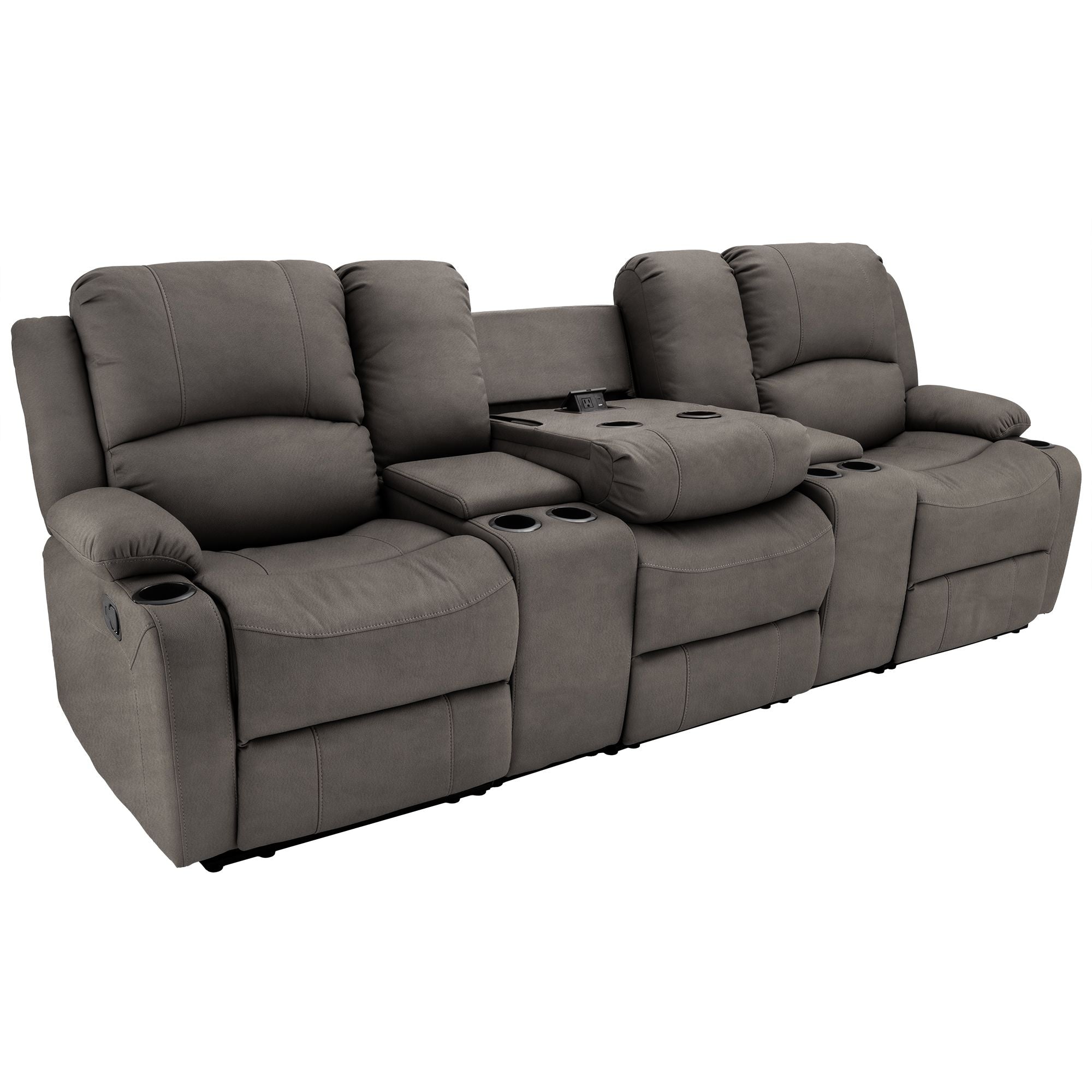 RV Wall Hugger Sofa 105" Manual Reclining Theater Seats