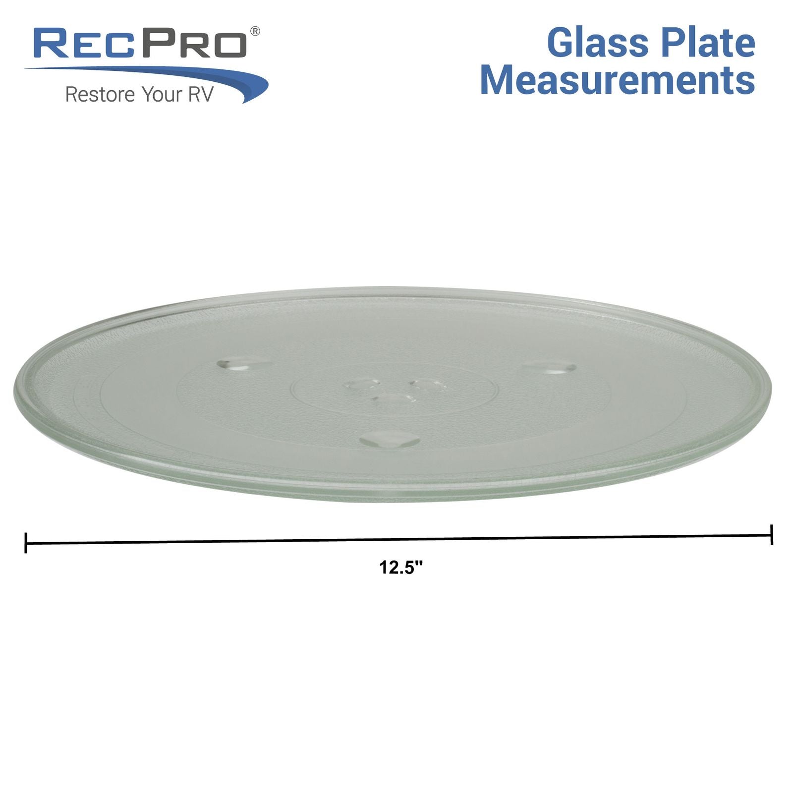 RecPro RV Microwave 1.1 CF. | Black Finish | Replaces Greystone and High Pointe
