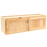 RV Refrigerator Wall Cabinet | Rustic Hickory
