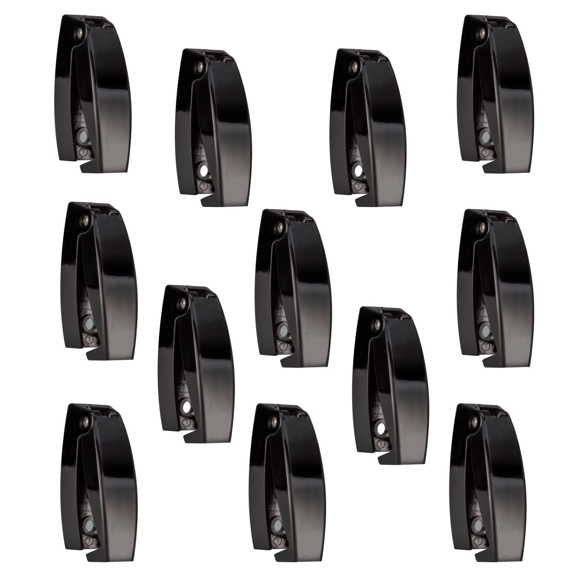 RV Compartment Door Catch | Clip Latch Black