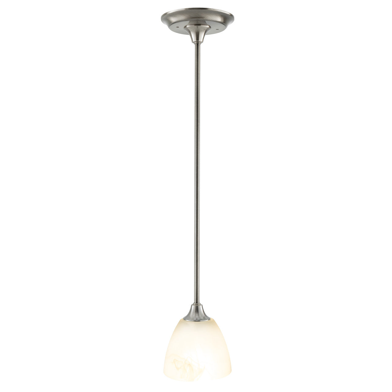 RV Ceiling Mounted Pendant Light | 12V LED | Interior Lighting | Satin Nickel Finish
