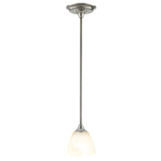 RV Ceiling Mounted Pendant Light | 12V LED | Interior Lighting | Satin Nickel Finish