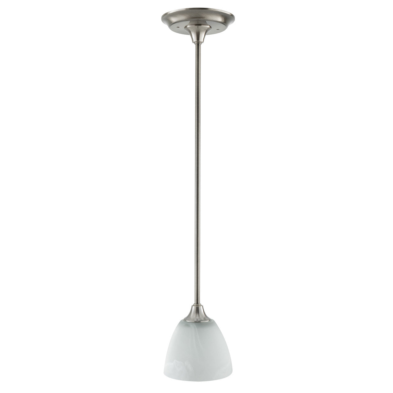 RV Ceiling Mounted Pendant Light | 12V LED | Interior Lighting | Satin Nickel Finish