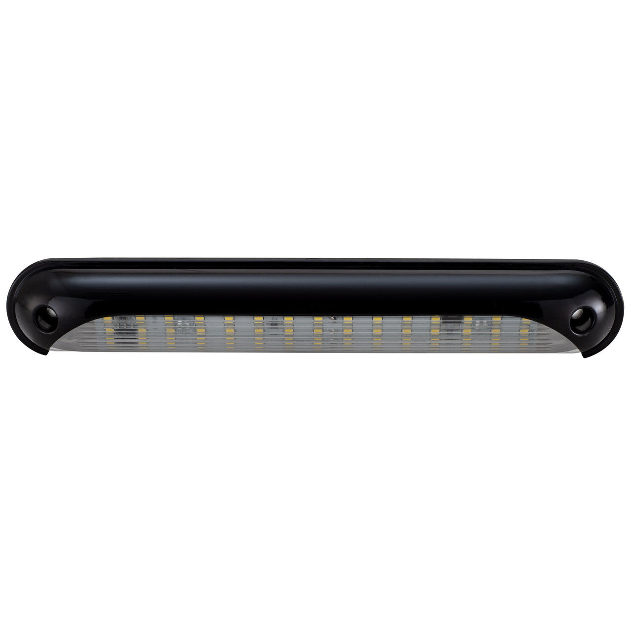 RV Outdoor Porch Light | LED Slim 1 1/4" x 8" Black Cover |  Exterior Light for Entryway Visibility & Safety