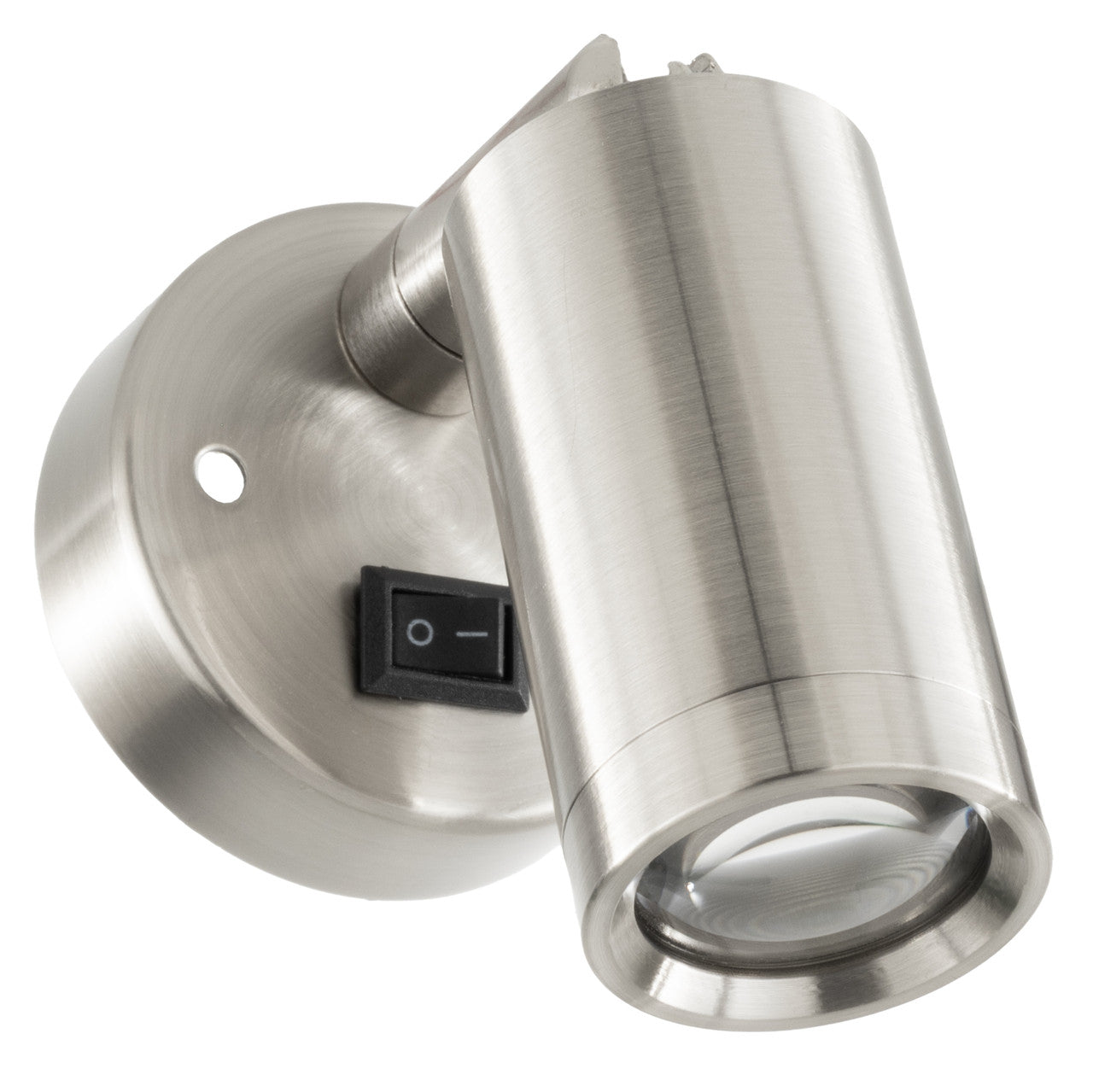 RV Reading Wall Light |12V LED | Interior Lighting | Satin Nickel with Swivel