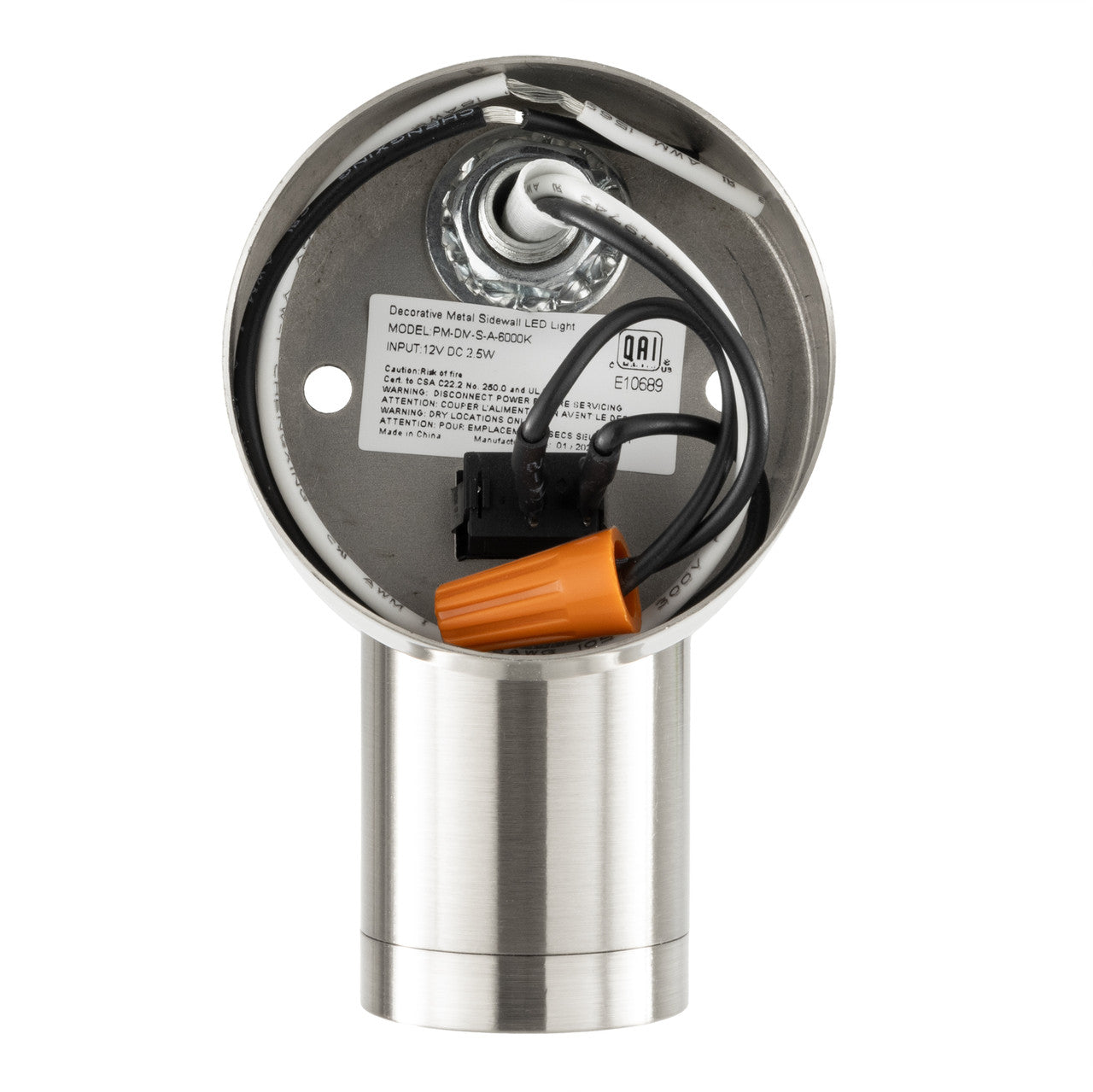 RV Reading Wall Light |12V LED | Interior Lighting | Satin Nickel with Swivel