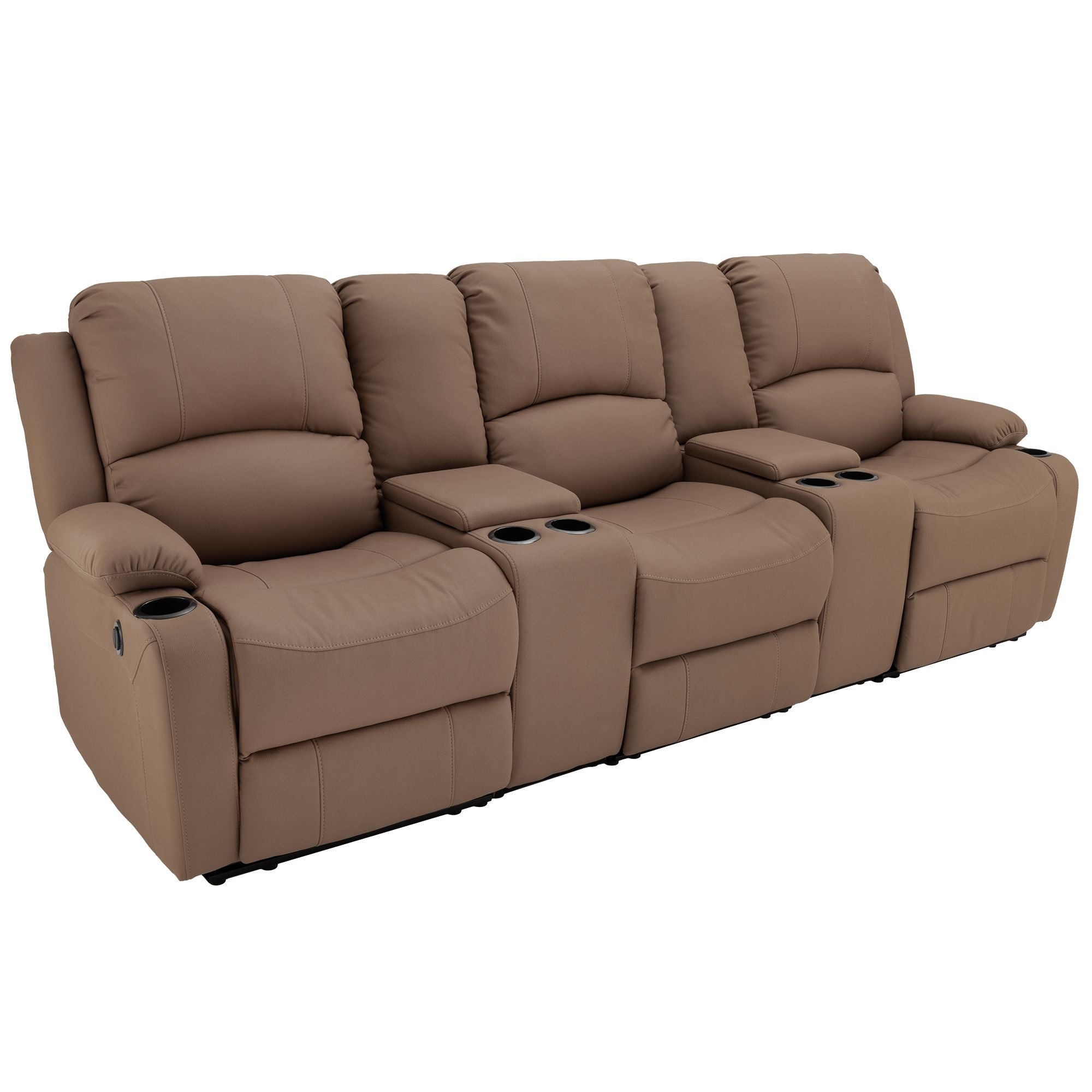 RV Wall Hugger Sofa 105" Powered Reclining Theater Seats