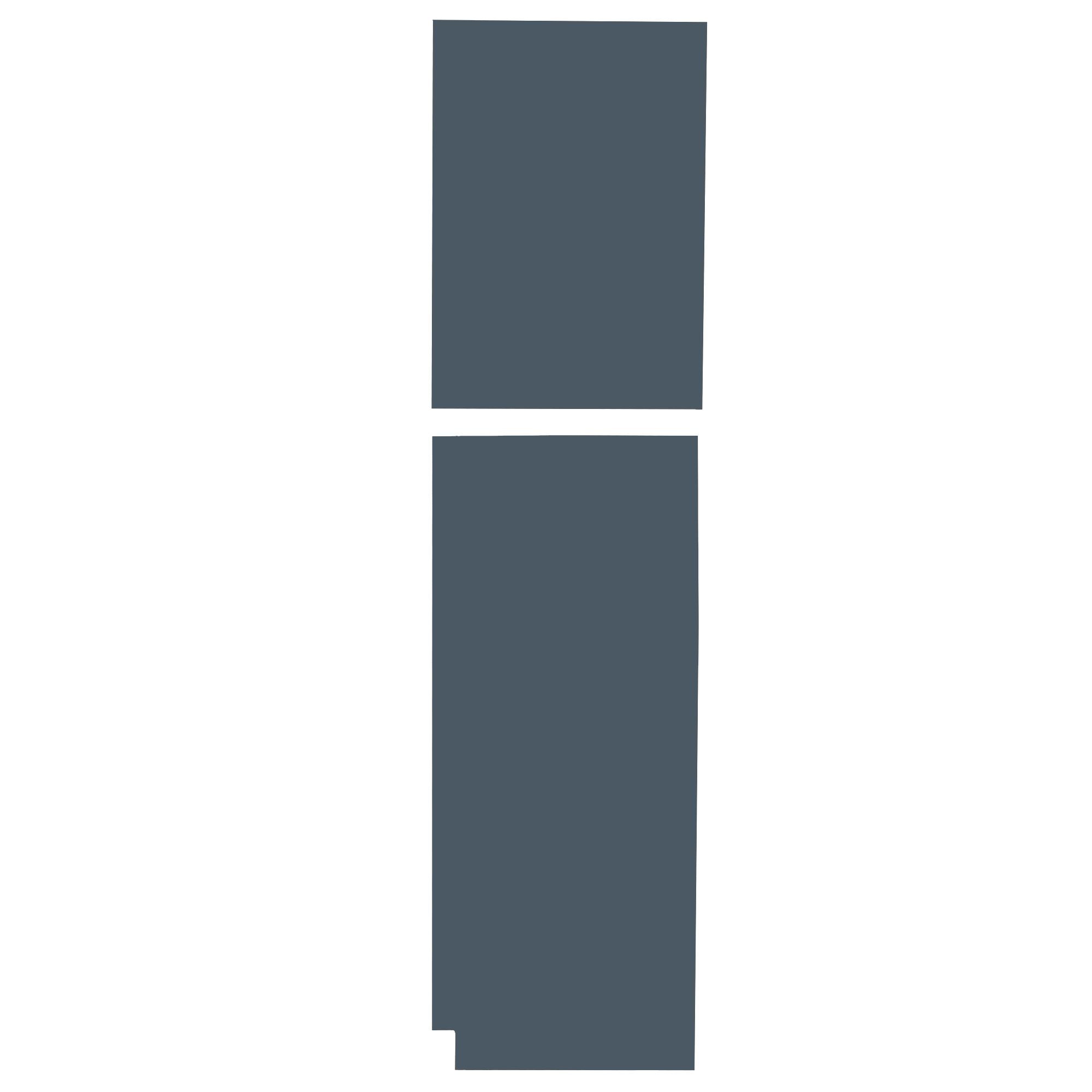 RV Pantry Cabinet Left & Right Side End Panel | Needlepoint Navy