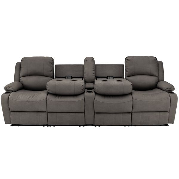 RV Wall Hugger Sofa 108" Manual Reclining Theater Seats