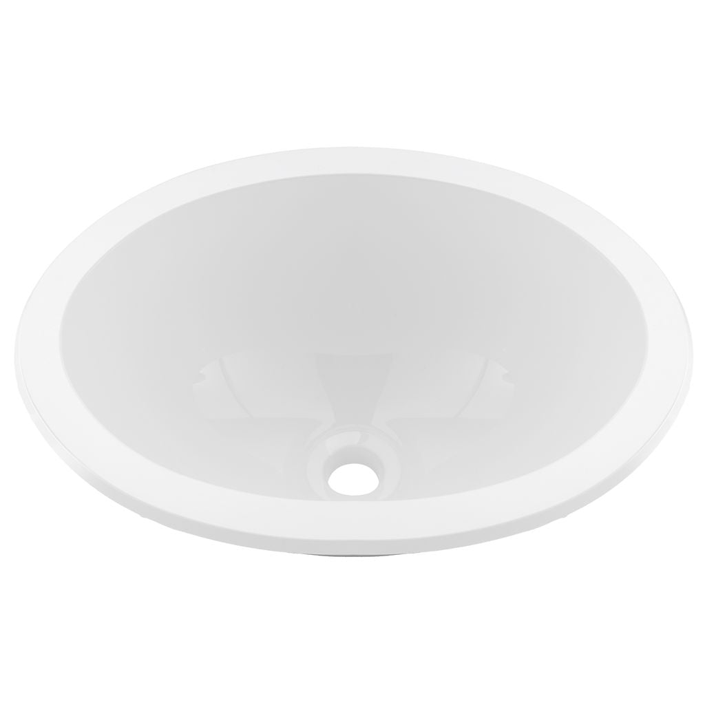 RV Sink 13 ¾" x 10 3⁄8" Single Bowl | White