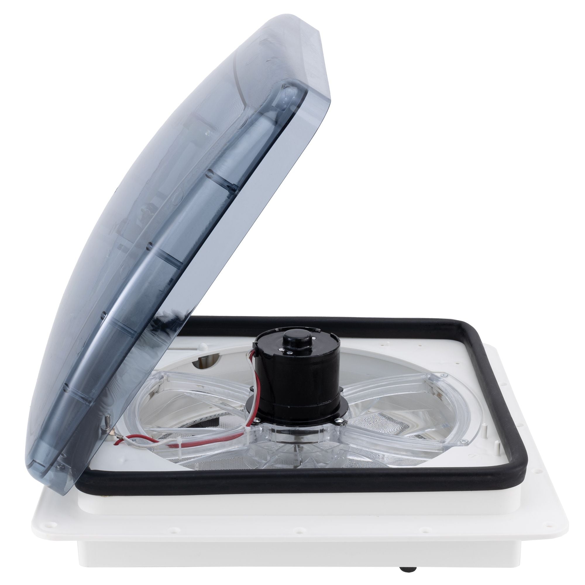Heng's RV 12V Powered Roof Ventilation |  14" |  Vent Fan | Clear