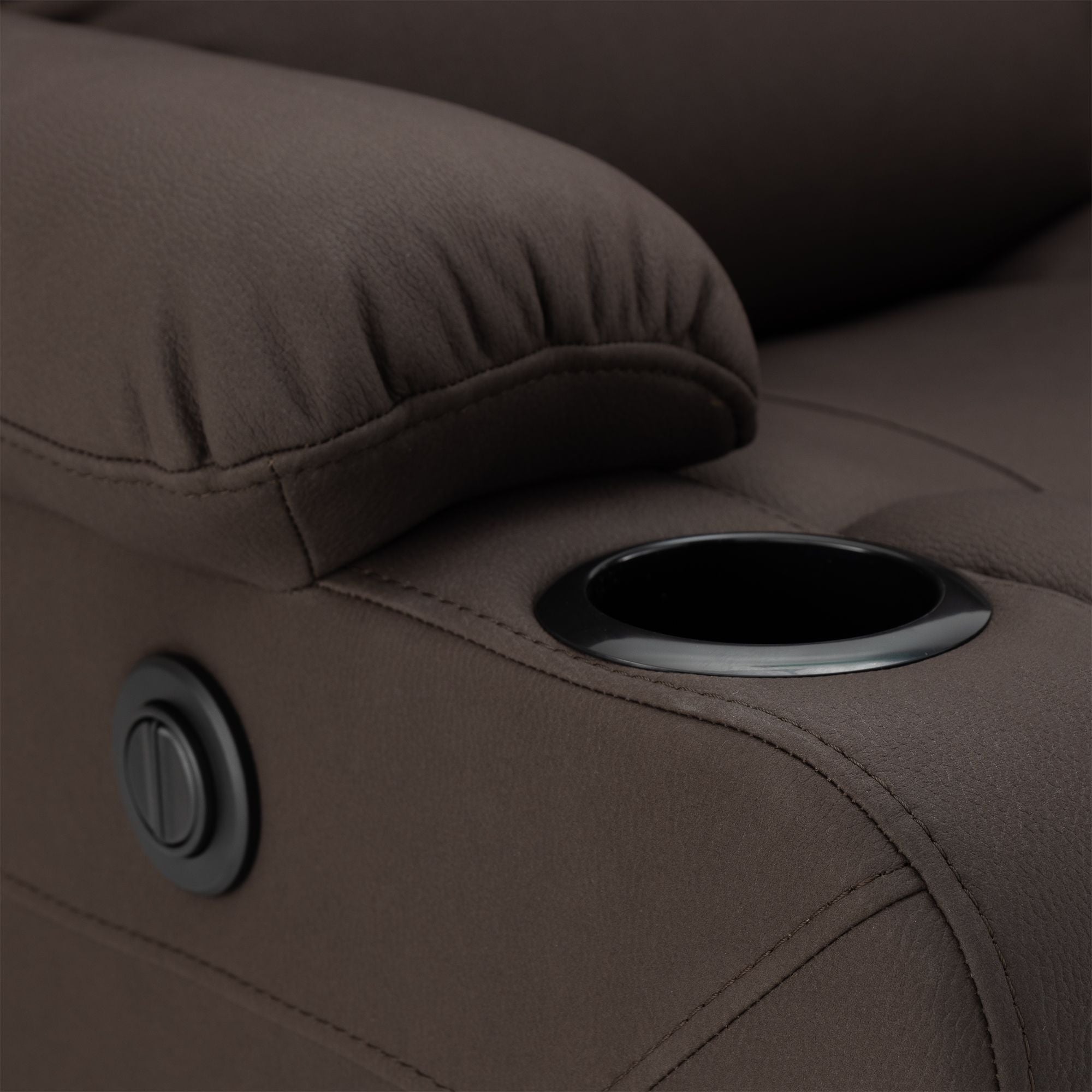 RV Wall Hugger Sofa 108" Powered Reclining Theater Seats
