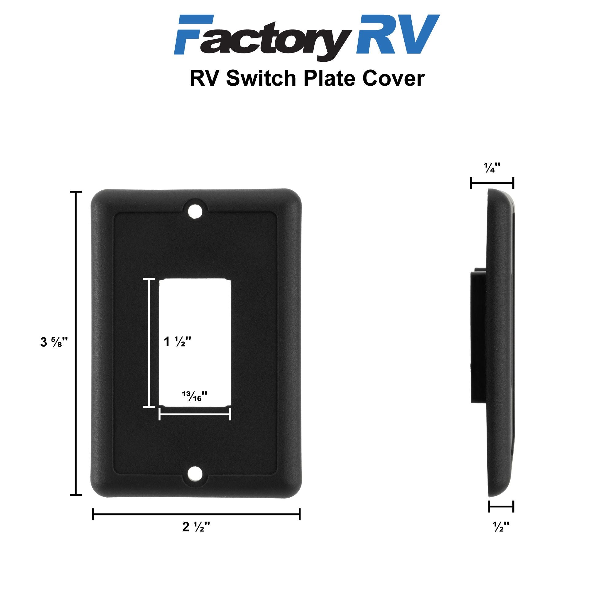 RV Switch Plate Cover