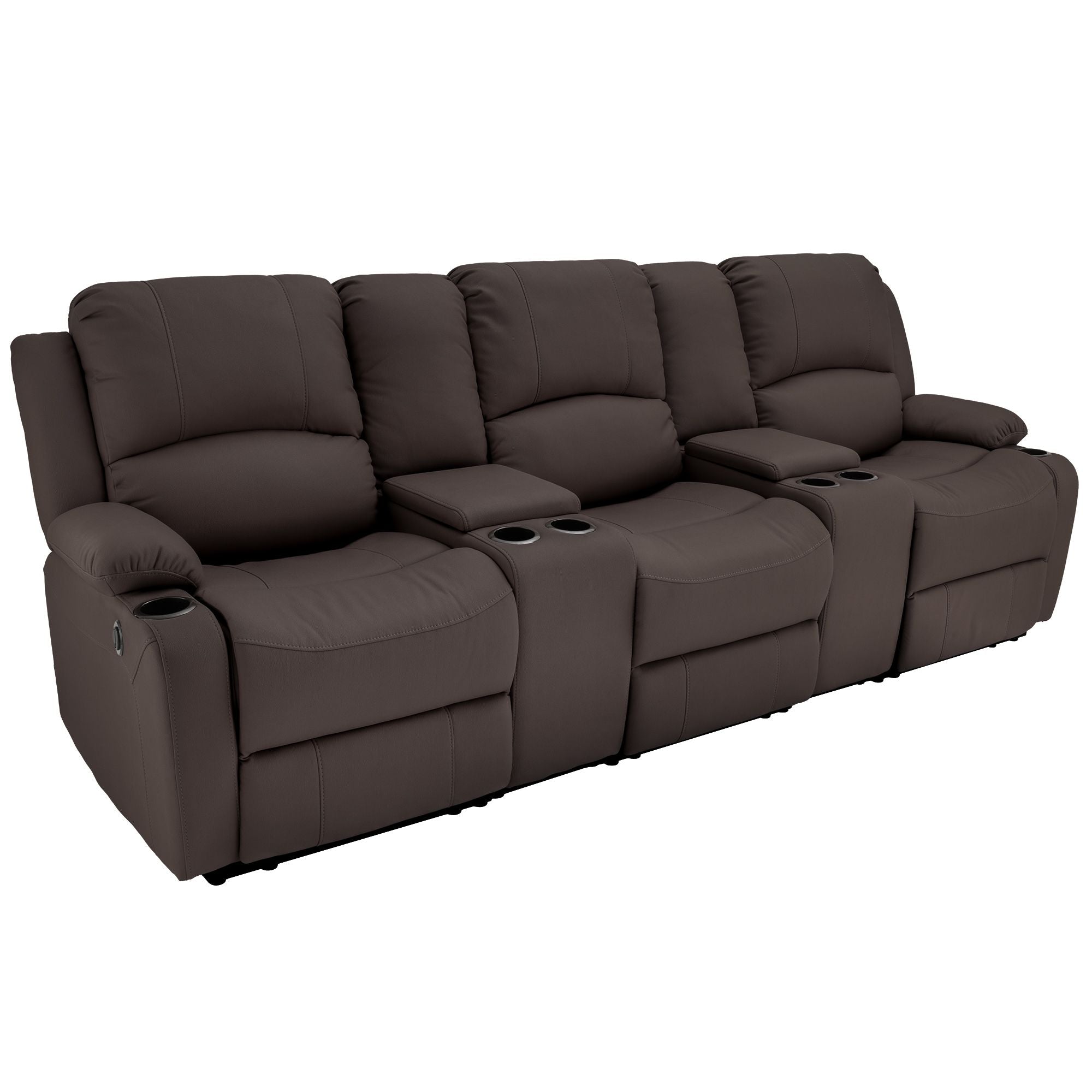 RV Wall Hugger Sofa 105" Powered Reclining Theater Seats