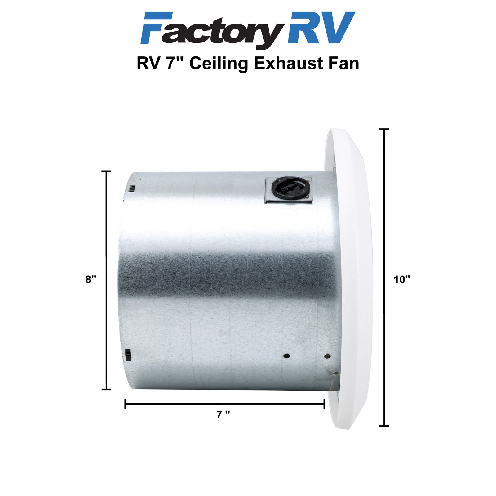 RV Vent Fan | Ventline V2262-50 | Ceiling Exhaust Fan 7" | 50 CFM