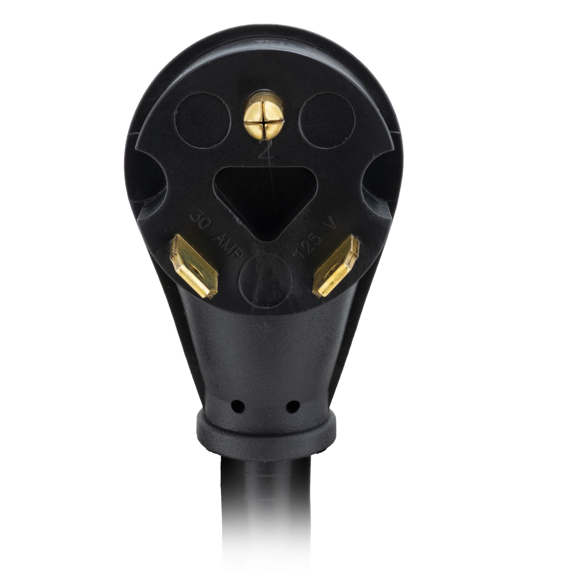 RV 30A Male Pigtail | Stripped on Open End | 18"