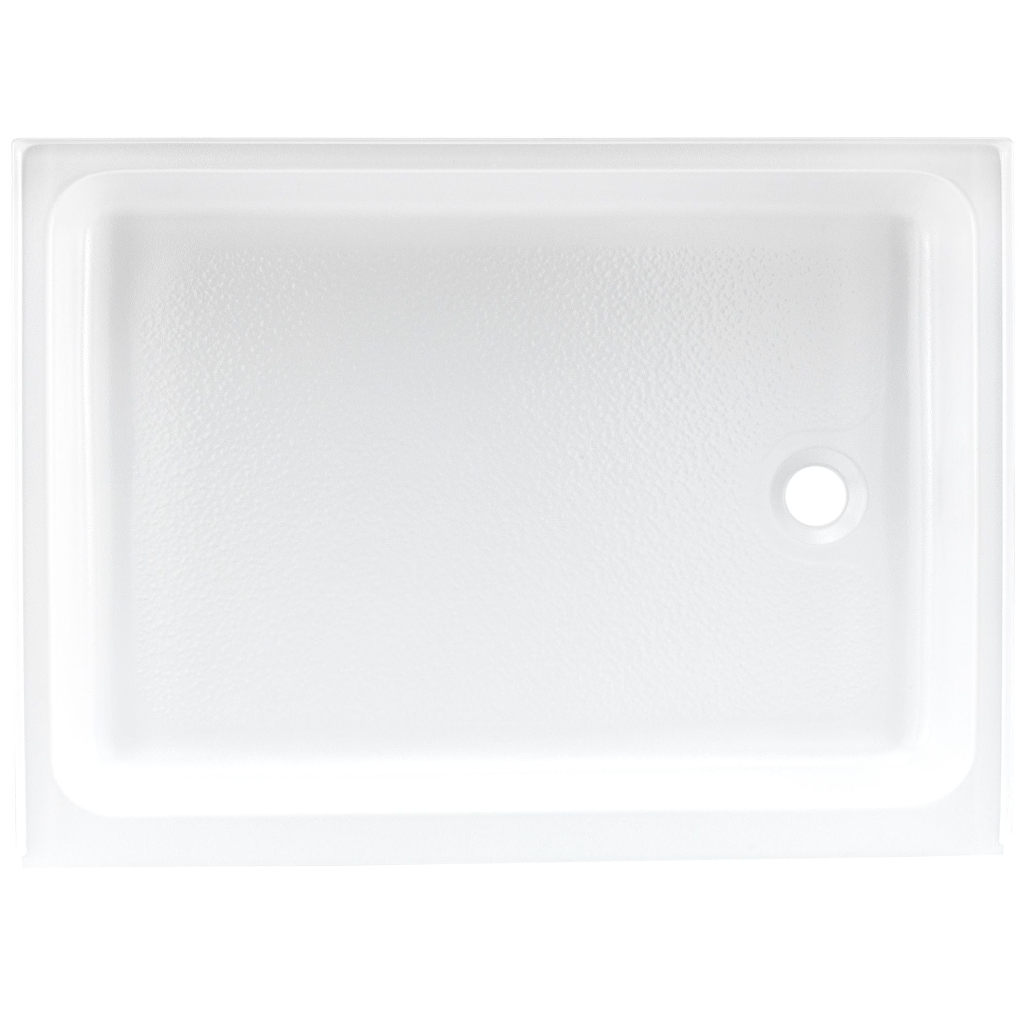 RV Shower Pan 32" x 24" x 5" Right with Drain | White