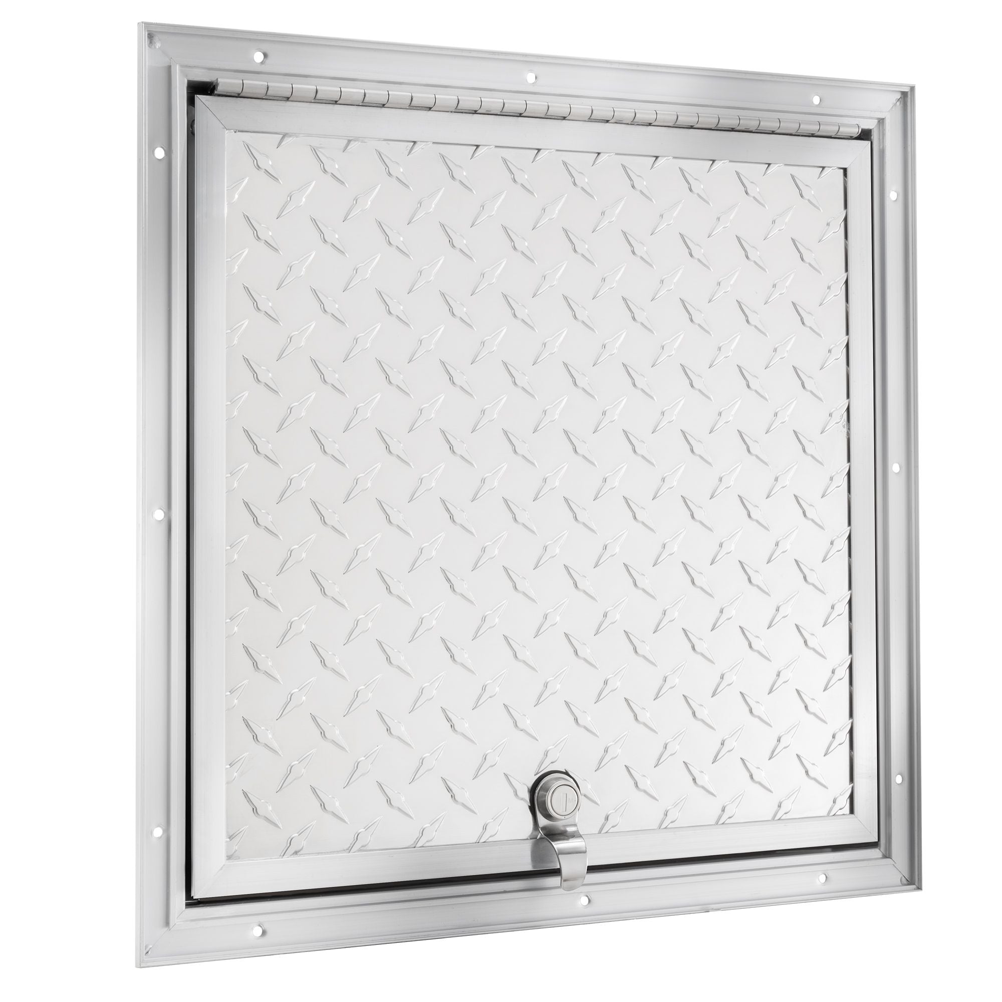 RV Baggage Door | Square  Diamond Plated | 16" X 16"